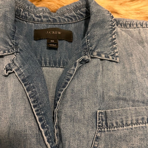 J. Crew denim chambray romper - Picture 3 of 4